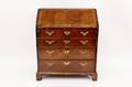 19th C Circassion Walnut Slant Front Desk