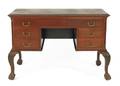 Chippendale style walnut desk