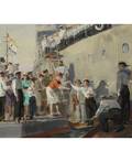 SOLOMON SAMSONOVICH BOIM RUSSIAN 18991978 The Ships Supporters have Arrived