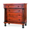 Pennsylvania empire tiger maple chest of drawers
