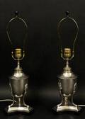 Pair of Mappin  Webb Plated Lamps
