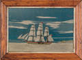 English woolie ship portrait 19th c