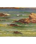 CONSTANTIN ALEXANDROVICH WESTCHILOFF RUSSIAN 18771945 Rocky Seashore