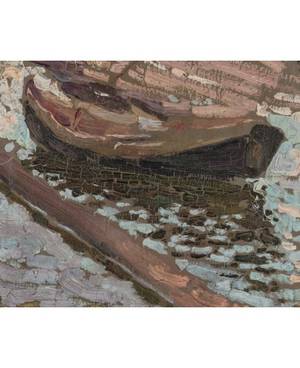 VLADIMIR DAVIDOVICH BARANOVROSSINE RUSSIAN 18881944 A Boat