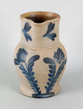 Pennsylvania Remmey type stoneware pitcher 19th c