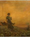 CHARLES COURTNEY CURRAN AMERICAN 18611942 The Cabbage Field