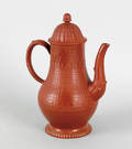 Staffordshire earthenware coffee pot early 19th c