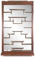 Chinese Wall Mounted Rosewood Display Cabinet