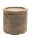 Chinese Yixing Zisha Cylindrical Tea Box Marked
