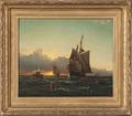 James Gale Tyler ConnecticutNew York 18551931 Sunset Seascape