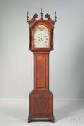 Carved Cherry Tall Case Clock