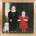 Ruth Whittier Shute New Hampshire 18031882 Portrait of a Brother and Sister with Their Dog