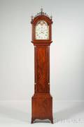 Inlaid Mahogany Tall Case Clock