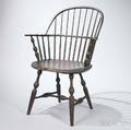 Greenpainted Windsor Sackback Chair