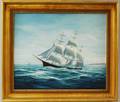 Robert Lee Perry MassachusettsMaine 19091991 Portrait of the Clipper Ship Lightning
