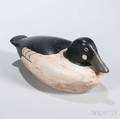 CR Wells Carved and Painted Goldeneye Decoy