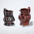 Henry Gast Pitcher and a General Taylor Rockingham Glazed Pitcher