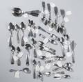 Thirtysix Massachusetts Coin Silver Spoons