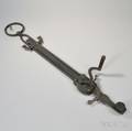 Wrought Iron Handcrank Adjustable Trammel