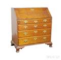 Chippendale Cherry Slantlid Desk