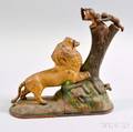 Kyser  Rex Lion and Two Monkeys Mechanical Bank