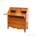 Federal Inlaid Cherry Slantlid Desk