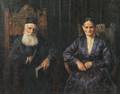 Nikol Schattenstein RussianAmerican 18771954 The Grandparents