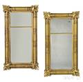 Pair of Large Giltgesso Mirrors