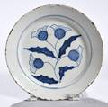 Tinglazed Earthenware Thistle Dish