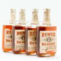 Rewco Rye Whiskey 15 Years Old 1917 4 pint bottles oc