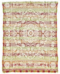 Pennsylvania fourcolored jacquard coverlet