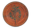 Montgomery County Pennsylvania redware charger attributed to John Neis ca 1845