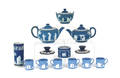 Collection of Wedgwood blue jasperware