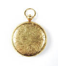 18k gold pocket watch with hunter case