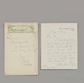 Elgar Sir Edward 18571934 Two Autograph Notes Signed