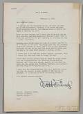 Disney Walt 19011966 Typed Letter Signed 5 February 1952
