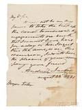 Jackson Andrew 17671845 Autograph Note Signed as President 22 August 1831