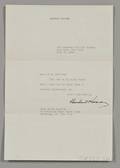 Hoover Herbert 18741964 Typed Letter Signed New York 5 July 1946