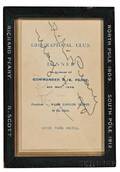 Peary Commander Robert Edwin 18561920 and Captain Robert Falcon Scott 18681912 Invitation Signed 4 May 1910