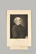 Wagner Richard 18131883 Autograph with Musical Phrase