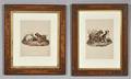 Edwards Sydenham Teast 17681819 Two Framed Dog Prints