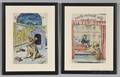 Dennis Morgan 18921960 Five Original Signed Drawings