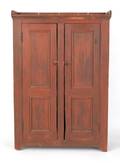 Pennsylvania painted jelly cupboard 19th c