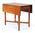 Delaware Valley Chippendale mahogany Pembroke table late 18th c