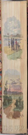 Foreedge Paintings Two Volumes