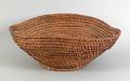 Pennsylvania rye straw basket 19th c