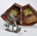 G Heath 8inch Brass Sextant