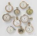 Ten Illinois Pocket Watches