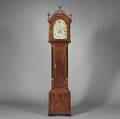 Elnathan Taber Carved Mahogany Tall Clock