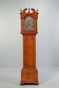 Levi  Abel Hutchins Birch Tall Clock